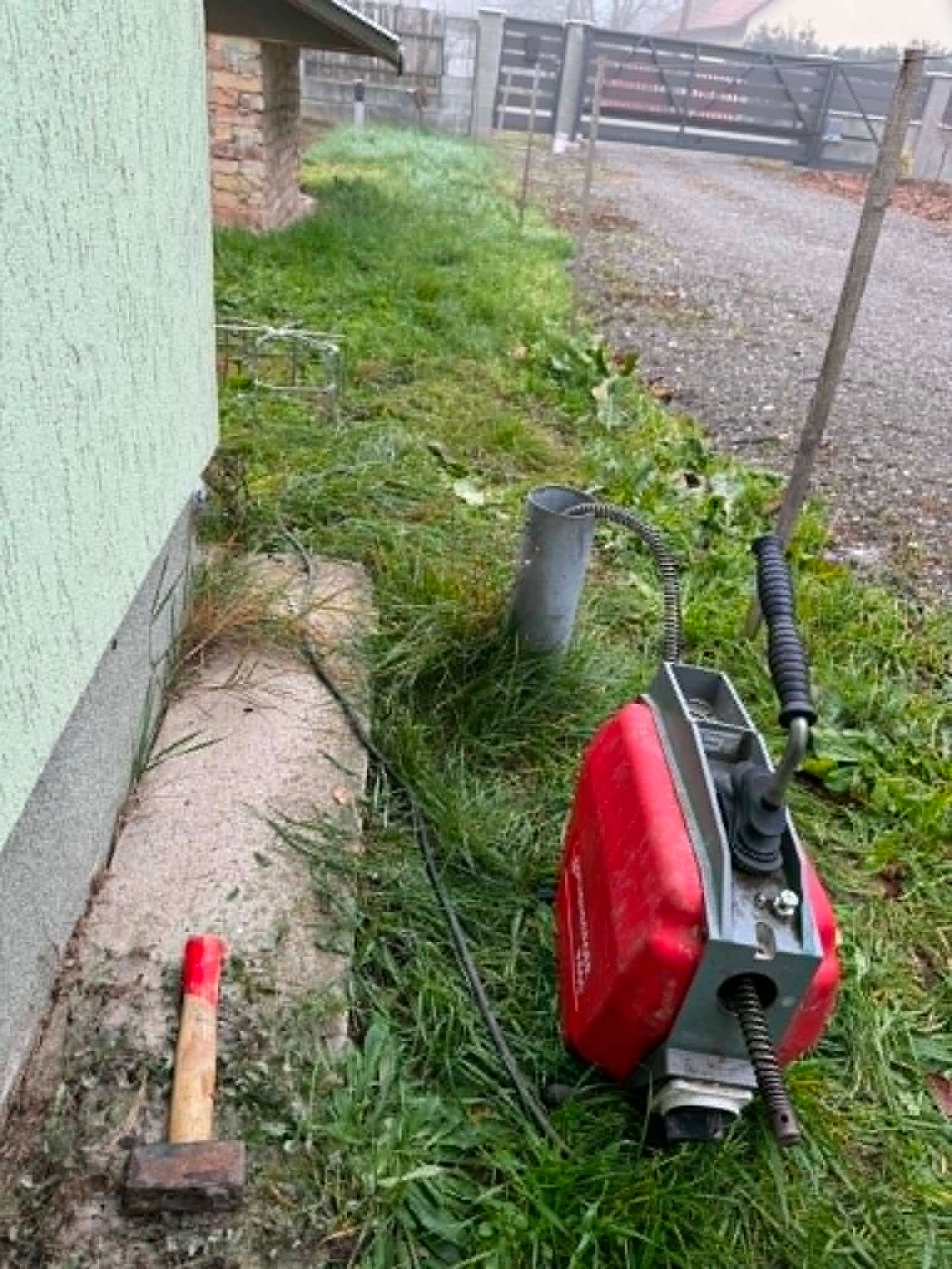 Kerti csatorna dugulás megszüntetése